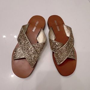 Miu Miu Sandals.